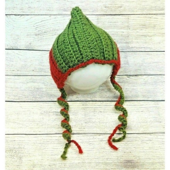 Baby Hat Toddler Knitted Winter Wool Cap Handmade Young Child Crochet Bonnet - Picture 1 of 12